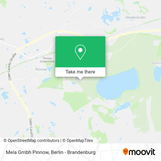 Mela Gmbh Pinnow map