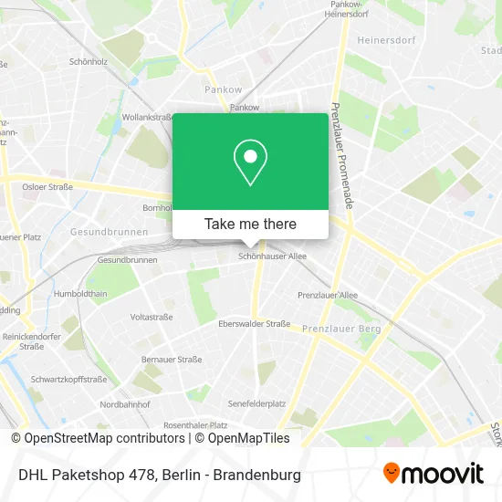 DHL Paketshop 478 map