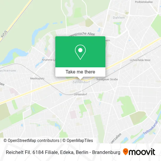 Reichelt Fil. 6184 Filiale, Edeka map