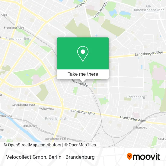 Velocollect Gmbh map