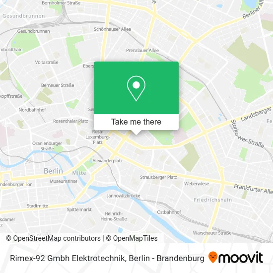 Rimex-92 Gmbh Elektrotechnik map