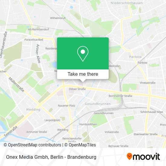 Onex Media Gmbh map