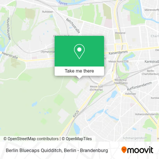 Berlin Bluecaps Quidditch map