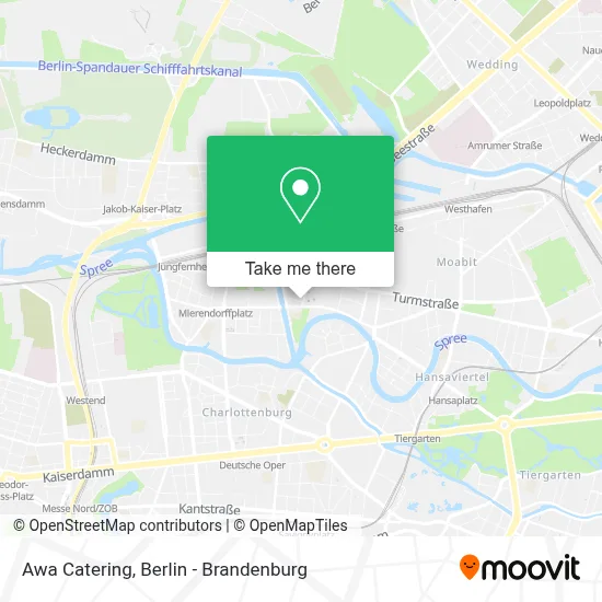 Awa Catering map