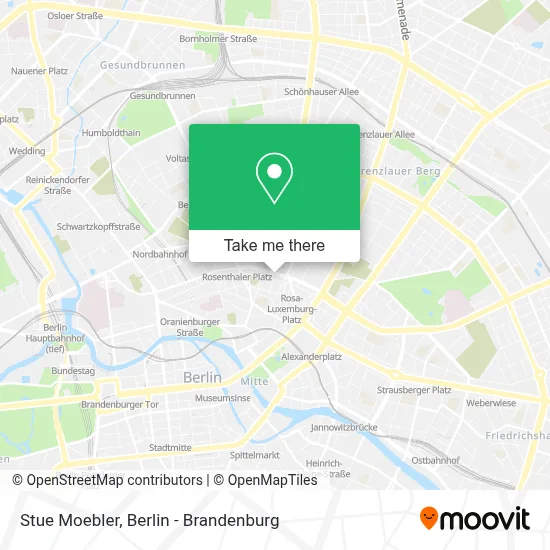 Stue Moebler map