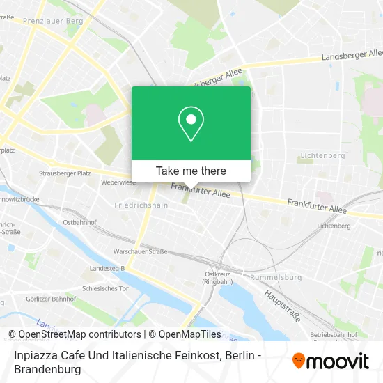 Inpiazza Cafe Und Italienische Feinkost map