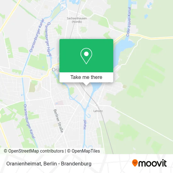 Oranienheimat map