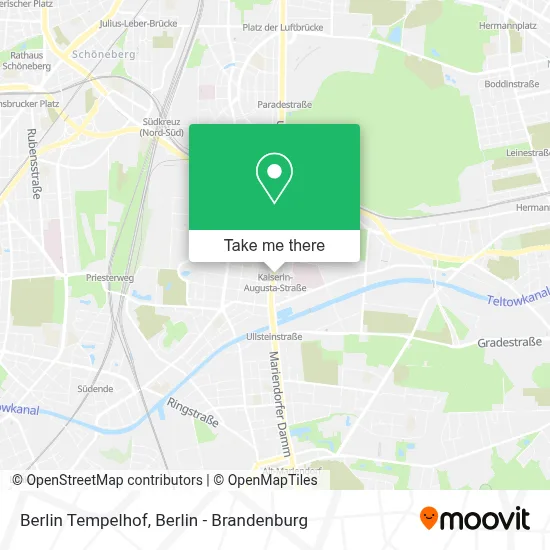 Berlin Tempelhof map