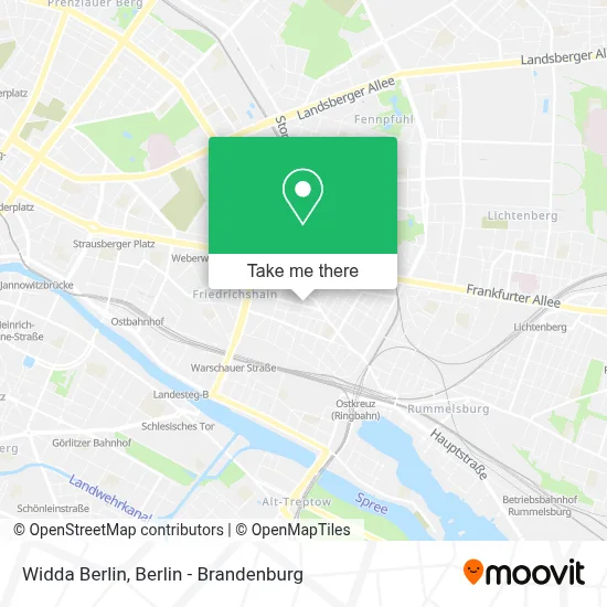 Widda Berlin map
