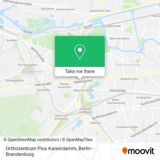 Orthozentrum Plus Kaiserdamm map