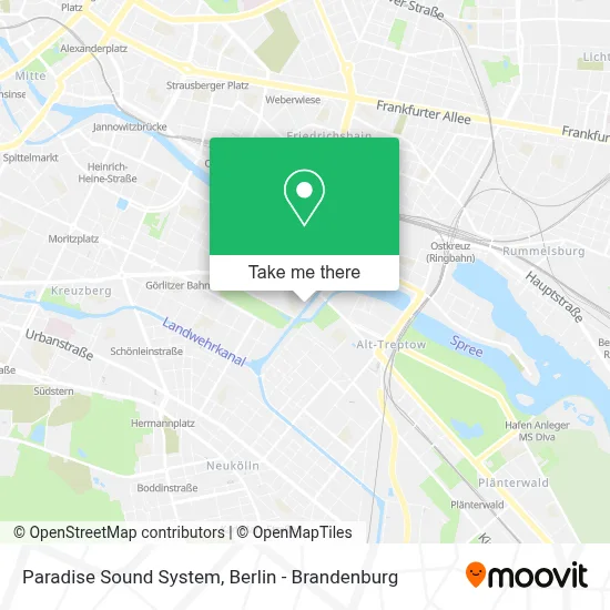 Paradise Sound System map