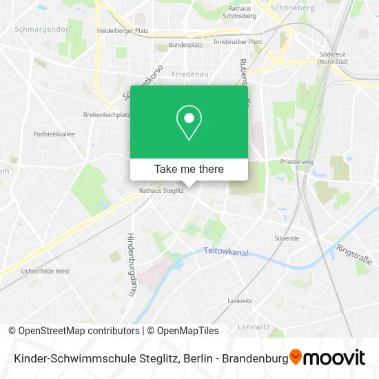 Kinder-Schwimmschule Steglitz map