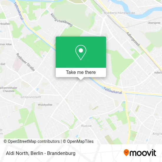 Aldi Nord map