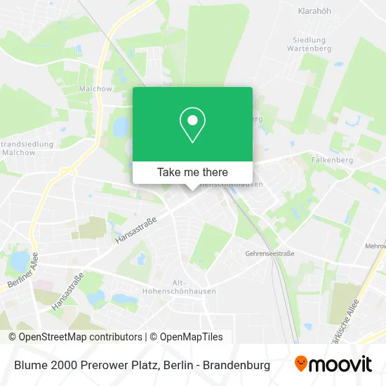 Blume 2000 Prerower Platz map