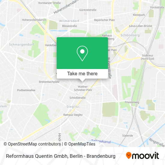 Reformhaus Quentin Gmbh map