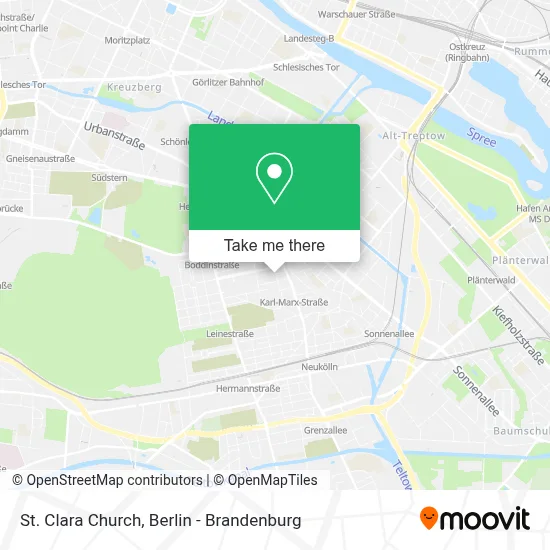 St. Clara Church map