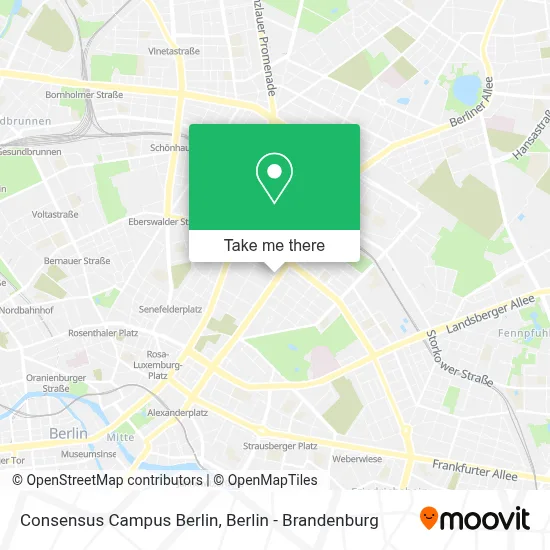 Consensus Campus Berlin map