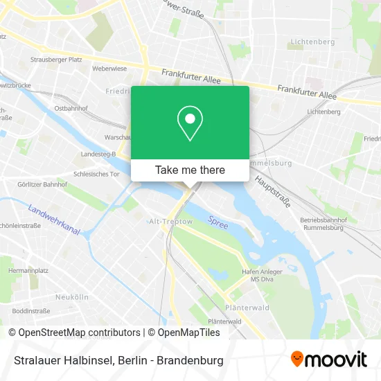 Stralauer Halbinsel map