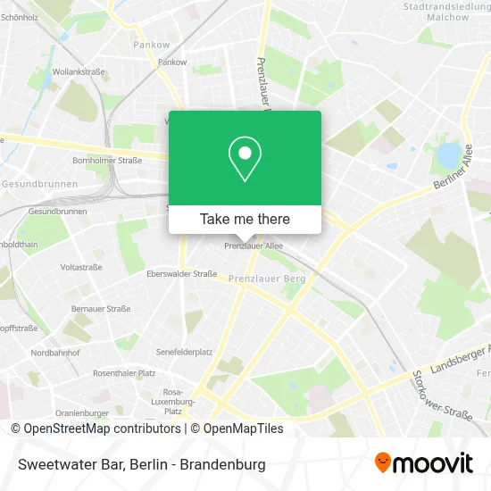 Sweetwater Bar map