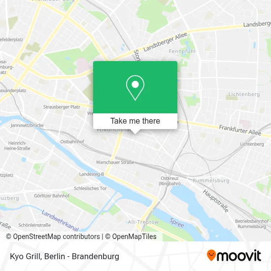 Kyo Grill map