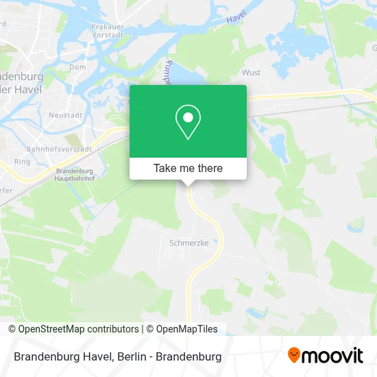 Brandenburg Havel map