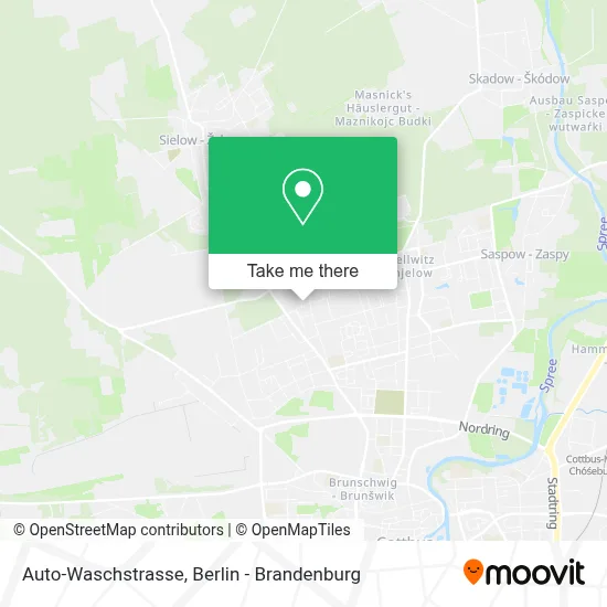 Auto-Waschstrasse map