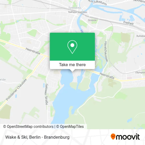 Wake & Ski map