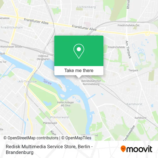 Redisk Multimedia Service Store map