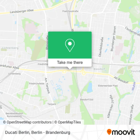 Ducati Berlin map