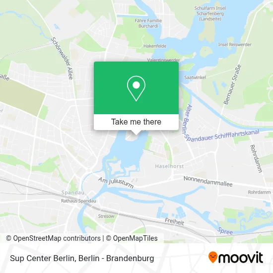 Sup Center Berlin map