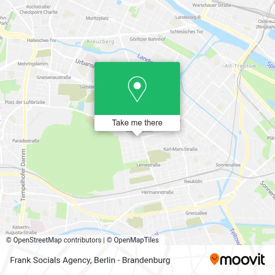 Frank Socials Agency map