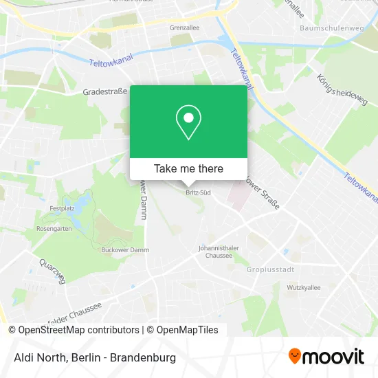 Aldi Nord map