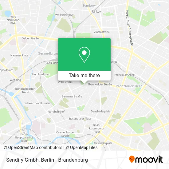 Sendify Gmbh map