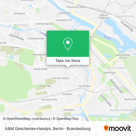 A&M Geschenke-Handys map