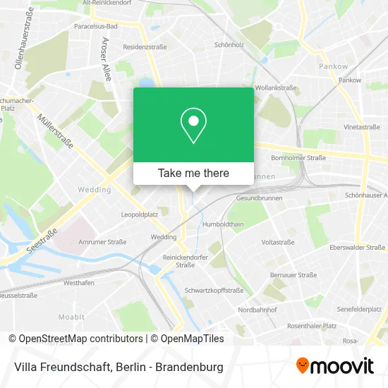 Villa Freundschaft map