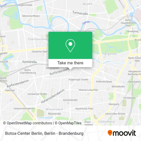 Botox-Center Berlin map