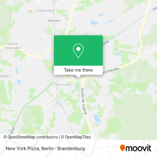 New York Pizza map