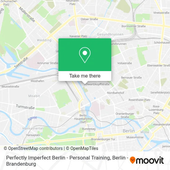 Perfectly Imperfect Berlin - Personal Training map