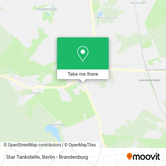 Star Tankstelle map