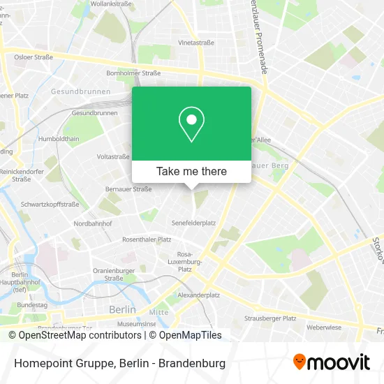 Homepoint Gruppe map