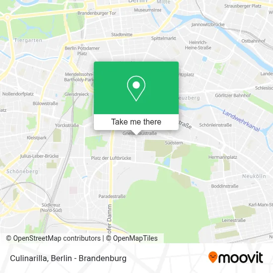 Culinarilla map