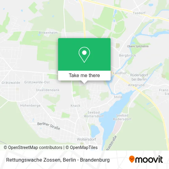 Rettungswache Zossen map