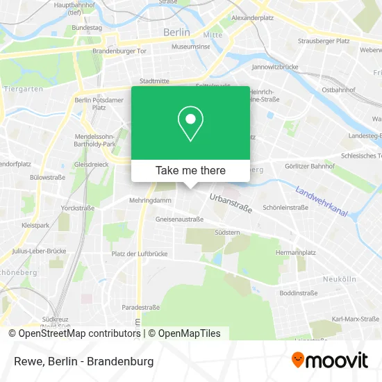 Rewe map