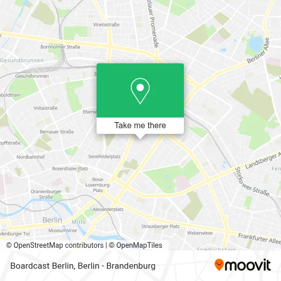 Boardcast Berlin map