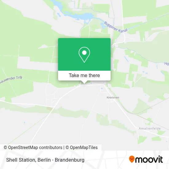 Shell Station map