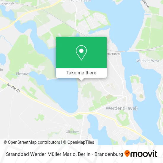 Strandbad Werder Müller Mario map