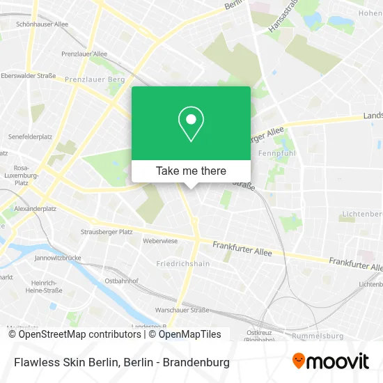 Flawless Skin Berlin map