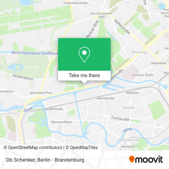 Db Schenker map