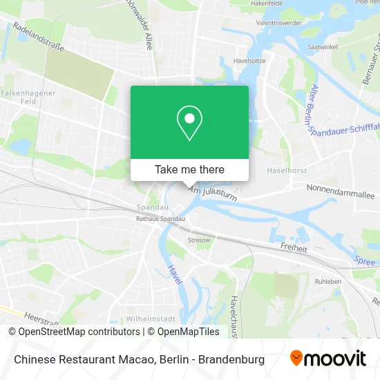 Chinese Restaurant Macao map