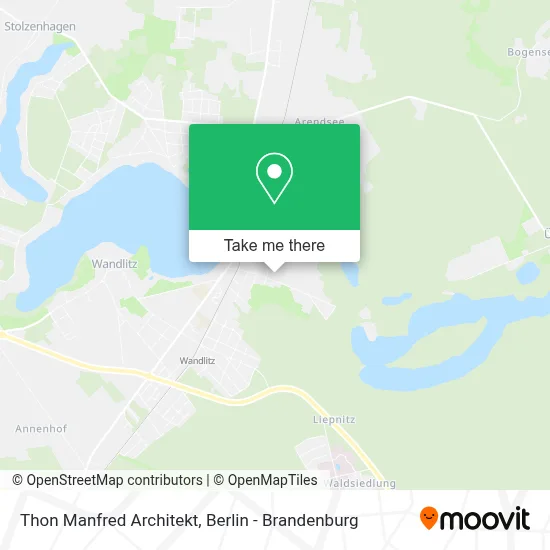 Thon Manfred Architekt map